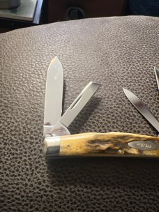 1965/69 Case XX USA 5488 Super Fat & Super Gnarly Stag Handle 88 Congress With Four Blades Like New