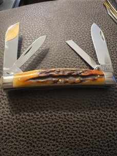 1965/69 Case XX USA 5488 Super Fat & Super Gnarly Stag Handle 88 Congress With Four Blades Like New