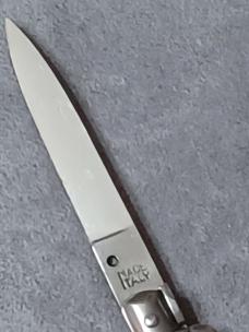 8" Italian stiletto knife. 