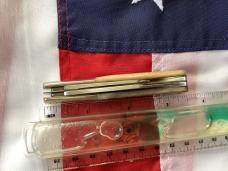 Orig Colonel Coon 2 Blade Barlow w/ Bone Handles & colonel coon blade etch Orig Colonel Coon 2 Blade Barlow w/ Bone Handles & colonel coon blade etch