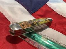 Vintage Camillus 2 Blade Large Cigar Knife w/ Riders of the Silver Screen Handles -Roy Rogers -NOS Vintage Camillus 2 Blade Large Cigar Knife w/ Riders of the Silver Screen Handles -Roy Rogers -NOS