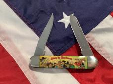 Vintage Camillus 2 Blade Large Cigar Knife w/ Riders of the Silver Screen Handles -Roy Rogers -NOS Vintage Camillus 2 Blade Large Cigar Knife w/ Riders of the Silver Screen Handles -Roy Rogers -NOS