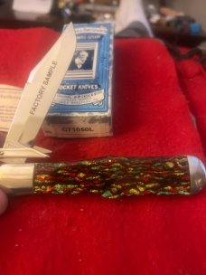 Super Rare W R Case & Sons Bradford PA 199?  Tested XX C71050L SAB "FACTORY SAMPLE" ZIPPER Series