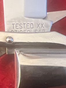 Super Rare W R Case & Sons Bradford PA 199?  Tested XX C71050L SAB "FACTORY SAMPLE" ZIPPER Series