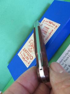 Canal Street Cutlery Co-Op/Red Hill Cutlery Red Flannel 1 of 25 Made Pinch Lockback  154CM