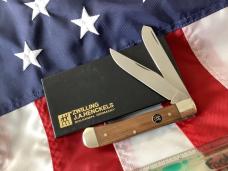 Vintage J A Henckels Trapper (HK5-GSW) Pocket Knife w/ GunStock Walnut Handles -COA & Orig Box Vintage J A Henckels Trapper (HK5-GSW) Pocket Knife w/ GunStock Walnut Handles -COA & Orig Box