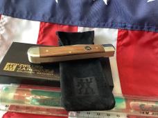 Vintage J A Henckels Trapper (HK5-GSW) Pocket Knife w/ GunStock Walnut Handles -COA & Orig Box Vintage J A Henckels Trapper (HK5-GSW) Pocket Knife w/ GunStock Walnut Handles -COA & Orig Box