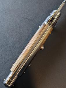 FRANK BELTRAME 23CM 9" BAYONET AUTO IN BRAZILIAN HONEY HORN...NEW