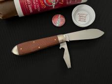 Great Eastern Cutlery GEC Tidioute 852221 Crown Lifter in Natural Canvas Micarta Great Eastern Cutlery GEC Tidioute 852221 Crown Lifter in Natural Canvas Micarta