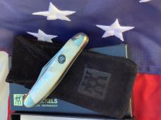 Zwilling J A Henckels 3 Blade Whittler pocket knife w/ Nice Fiery Mother of Pearl Handles - NOS Zwilling J A Henckels 3 Blade Whittler pocket knife w/ Nice Fiery Mother of Pearl Handles - NOS