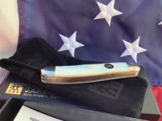 Zwilling J A Henckels 3 Blade Whittler pocket knife w/ Nice Fiery Mother of Pearl Handles - NOS Zwilling J A Henckels 3 Blade Whittler pocket knife w/ Nice Fiery Mother of Pearl Handles - NOS