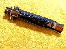 Italian Stiletto, 8.5" Stag. Price Reduced