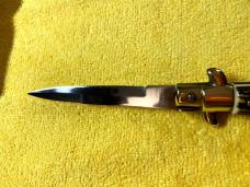 Italian Stiletto, 8.5" Stag. Price Reduced