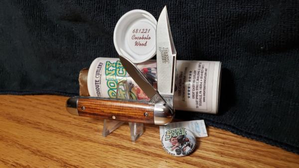 Great Eastern Cutlery 681221 Cocobolo Pony Jack. New/Mint in the tube. Gorgeous knife. Near perfect.