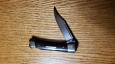 Olbertz Factory Collection, Hartkopf Prototype Ebony Lockback Knife, Handmade in Solingen Germany!