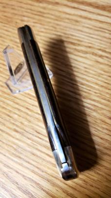 Olbertz Factory Collection, Hartkopf Prototype Ebony Lockback Knife, Handmade in Solingen Germany!