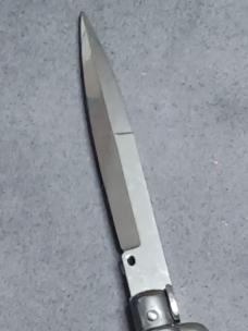 9" Frank B. stiletto knife. Ram Horn. 