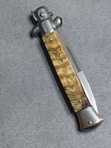 9" Frank B. stiletto knife. Ram Horn. 