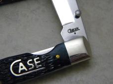 Case XX USA 2009 Mediterranean Blue 6154L Bone Trapperlock Knife in Box