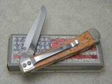 Case XX USA 2012 Chestnut Bone 6154LC Trapperlock Knife in Box w/Pocket Clip