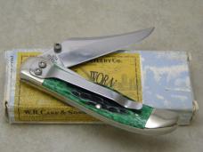 Case XX USA Pocket Worn 2012 Burnt Green Mid Folding Hunter Knife NIB w/Pocket Clip Case XX USA Pocket Worn 2012 Burnt Green Mid Folding Hunter Knife NIB w/Pocket Clip