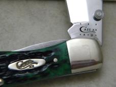 Case XX USA Pocket Worn 2012 Burnt Green Mid Folding Hunter Knife NIB w/Pocket Clip Case XX USA Pocket Worn 2012 Burnt Green Mid Folding Hunter Knife NIB w/Pocket Clip