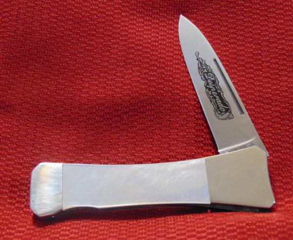  PARKER CUT CO. DESPERADO LOCKBACK DAGGER  KNIFE GENUINE PEARL 1978-1983
