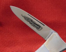  PARKER CUT CO. DESPERADO LOCKBACK DAGGER  KNIFE GENUINE PEARL 1978-1983