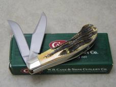Case XX USA 2005 Bone Stag T.B. 6.52110 Saddlehorn Knife NIB