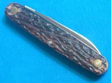 VINTAGE MANN BRUCKMANN JIGGED BONE EQUAL END CIGAR UTILITY FOLDING POCKET KNIFE KNIVES OLD VINTAGE MANN BRUCKMANN JIGGED BONE EQUAL END CIGAR UTILITY FOLDING POCKET KNIFE KNIVES OLD