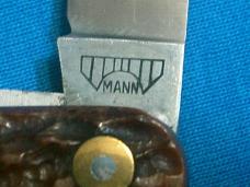 VINTAGE MANN BRUCKMANN JIGGED BONE EQUAL END CIGAR UTILITY FOLDING POCKET KNIFE KNIVES OLD VINTAGE MANN BRUCKMANN JIGGED BONE EQUAL END CIGAR UTILITY FOLDING POCKET KNIFE KNIVES OLD