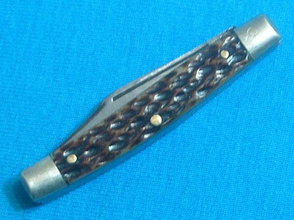 VINTAGE SOLINGEN CUTLERY B SVOBODA GERMANY 89 JIGGED BONE STOCKMAN FOLDING POCKET KNIFE KNIVES OLD