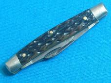 VINTAGE SOLINGEN CUTLERY B SVOBODA GERMANY 89 JIGGED BONE STOCKMAN FOLDING POCKET KNIFE KNIVES OLD