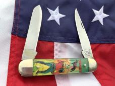 Vintage Camillus 2 Blade Large Cigar Knife w/ Riders of the Silver Screen Handles -Tom Mix -NIB Vintage Camillus 2 Blade Large Cigar Knife w/ Riders of the Silver Screen Handles -Tom Mix -NIB