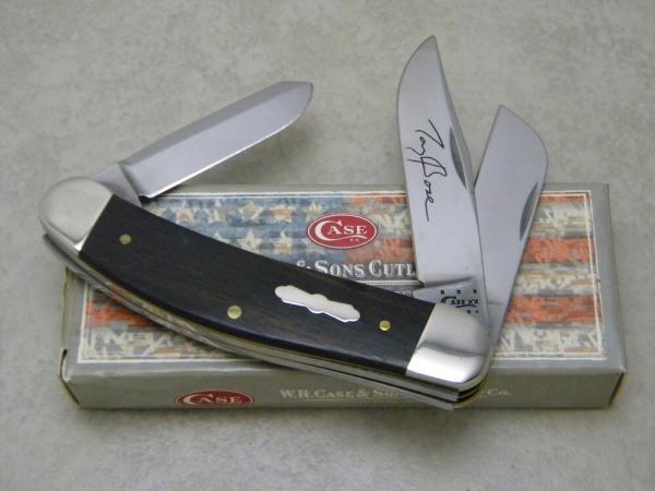 Case XX USA 2012 Ebony T.B.7339 Tony Bose Sowbelly Knife NIB