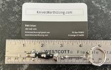 Miniature Switchblade Knife, Made In Taiwan, Wasp Body & Fishtail Style, Unused 