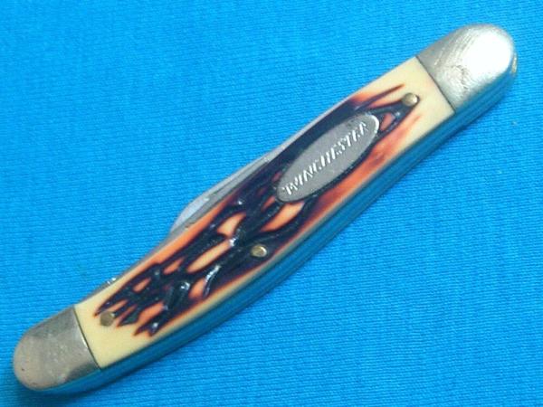 WINCHESTER STOCKMAN STAINLESS STEEL 3 BLADE FOLDING POCKET KNIFE KNIVES WINCHESTER STOCKMAN STAINLESS STEEL 3 BLADE FOLDING POCKET KNIFE KNIVES
