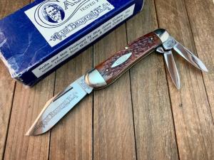 Case Bradford by Queen Split Backspring Whittler Brown Jigged Bone 1992