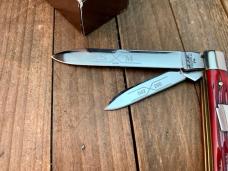 Schatt and Morgan Doctor’s Knife Deep Red Jigged Bone Schatt and Morgan Doctor’s Knife Deep Red Jigged Bone