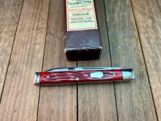 Schatt and Morgan Doctor’s Knife Deep Red Jigged Bone Schatt and Morgan Doctor’s Knife Deep Red Jigged Bone
