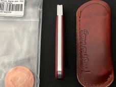 Northwoods Knives SignalJack in Red Linen Micarta Great Eastern Cutlery GEC 