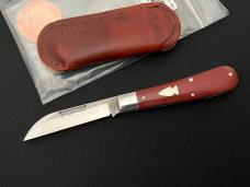 Northwoods Knives SignalJack in Red Linen Micarta Great Eastern Cutlery GEC 