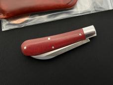 Northwoods Knives SignalJack in Red Linen Micarta Great Eastern Cutlery GEC 