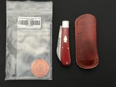 Northwoods Knives SignalJack in Red Linen Micarta Great Eastern Cutlery GEC 