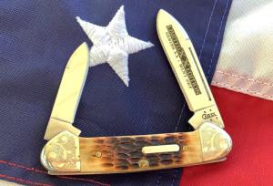 Case xx Baby Butterbean knife (62132 SS) Beautiful Rogers Molasses Bone  Handles -Mint Set