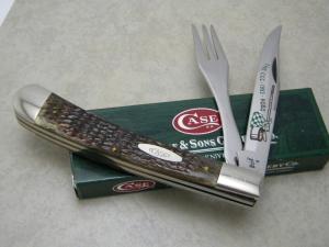 Case XX USA 2010 Antique Bone 6251FK "The CCC 1983 HOBO" Trapper Knife 