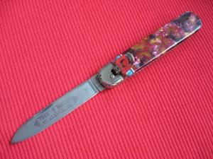 Vintage German Boker 712 Leverlock Switchblade Knife - Custom