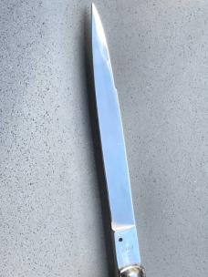 Vintage 13 inch INOX Italian Switchblade Stag Handle 