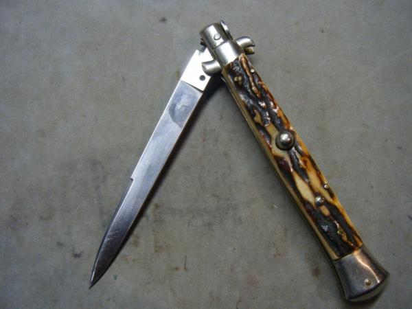 Rostfrei Swith blade knife Stag handle Rostfrei Swith blade knife Stag handle