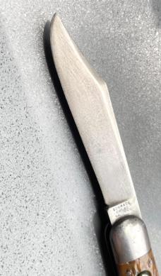 SCHRADE Cutlery Co Walden NY AUTO Jigged Bone 
